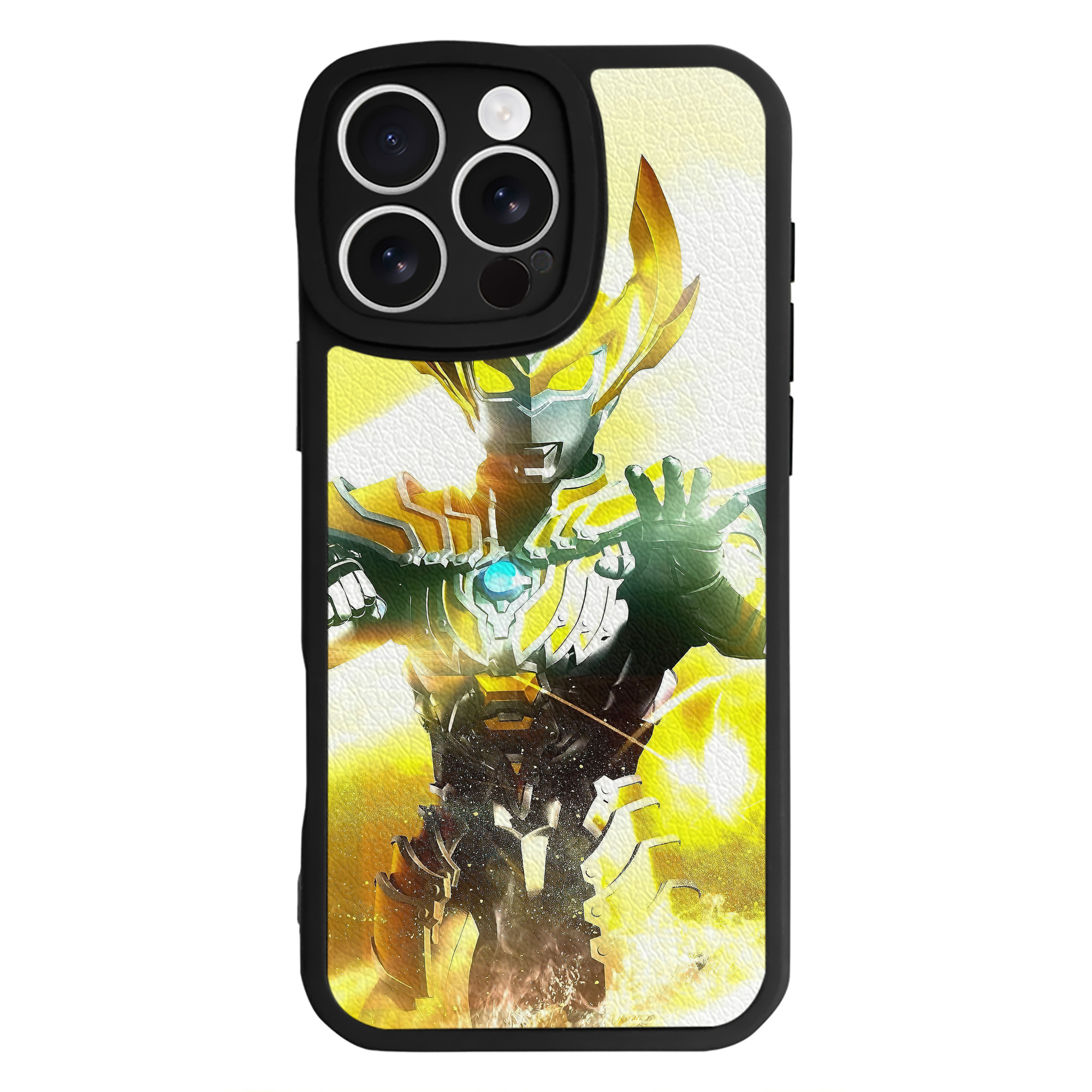 （画像用） ウルトラマン Ultraman 【iPhone 16シリーズ対応】シリコンスマホケース（レザー調） 材質：シリコン